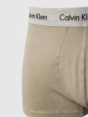 Calvin Klein Cotton Stretch Mineral Dye Low Rise Trunks in beige-Neutral
