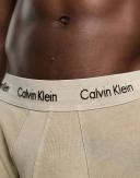 Calvin Klein Cotton Stretch Mineral Dye Low Rise Trunks in beige-Neutral