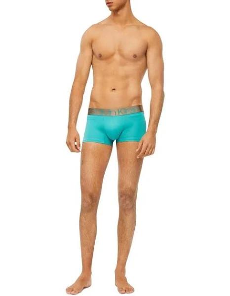 Calvin Klein Icon Micro Trunk in Blue Green S