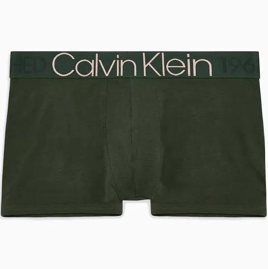 Calvin Klein Icon Micro Trunk in Blue Green XL
