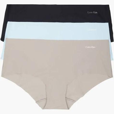 Calvin Klein Invisibles Hipster Brief 3 Pack in Assorted S