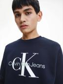 Calvin Klein Jeans Monogram Sweatshirt Blue XS Man