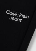 Calvin Klein Jeans Teen Boys Black Cotton Logo Tracksuit