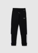 Calvin Klein Jeans Teen Boys Black Cotton Logo Tracksuit