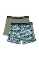 Calvin Klein Kids' Cotton 2 Pack Boxer Brief Green Camo/Olive