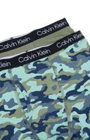 Calvin Klein Kids' Cotton 2 Pack Boxer Brief Green Camo/Olive