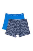 Calvin Klein Kids' Modern Cotton Boxer Briefs 2 Pack Black Iris CK
