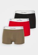 Calvin Klein Logo 3-Pack Cotton-Blend Trunks - M
