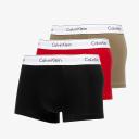Calvin Klein Logo 3-Pack Cotton-Blend Trunks - M