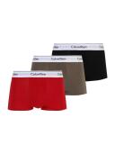 Calvin Klein Logo 3-Pack Cotton-Blend Trunks - M