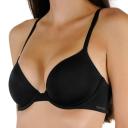 Calvin Klein Logo Demi Bra - Black - 38C