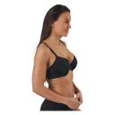 Calvin Klein Logo Demi Bra - Black - 38C