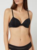Calvin Klein Logo Demi Bra - Black - 38C