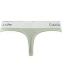 Calvin Klein Logo Thong - Green - XS