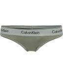 Calvin Klein Logo Thong - Green - XS