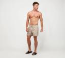 Calvin Klein Medium Tape Swim Shorts Mens, Size M, Beige