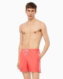 Calvin Klein Medium Tape Swim Shorts Mens, Size M, Orange
