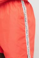 Calvin Klein Medium Tape Swim Shorts Mens, Size M, Orange