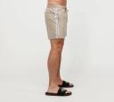Calvin Klein Medium Tape Swim Shorts Mens, Size S, Beige