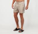 Calvin Klein Medium Tape Swim Shorts Mens, Size S, Beige