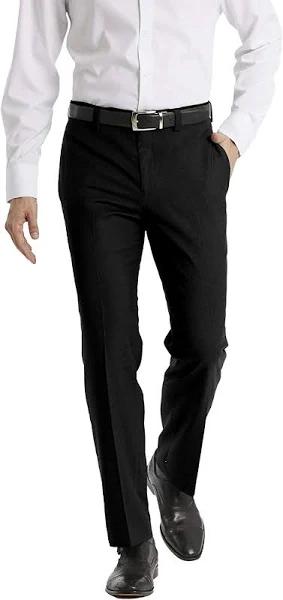 Calvin Klein Men's Modern Fit Performance Flat Front Dress Pant