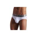 Calvin Klein Men's Underwear Steel Micro Briefs, White, X-Large