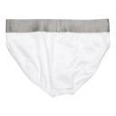 Calvin Klein Men's Underwear Steel Micro Briefs, White, X-Large