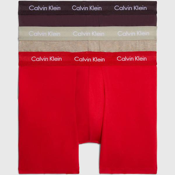 Calvin Klein Modern Cotton 3-Pack Stretch Boxer Briefs in Multi