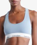 Calvin Klein Modern Cotton Bralette in Blue XL