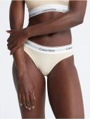 Calvin Klein Modern Cotton Naturals Thong Brief in Beige L
