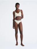 Calvin Klein Modern Cotton Naturals Thong Brief in Beige L