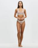 Calvin Klein Modern Cotton Naturals Thong Brief in Beige Natural XS