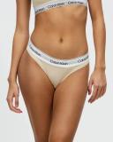 Calvin Klein Modern Cotton Naturals Thong Brief in Beige S