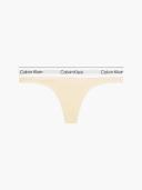 Calvin Klein Modern Cotton Naturals Thong Brief in Beige XL