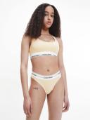 Calvin Klein Modern Cotton Naturals Thong Brief in Beige XL