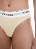 Calvin Klein Modern Cotton Naturals Thong Brief in Beige XL