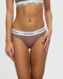 Calvin Klein Modern Cotton Naturals Thong Brief in Taupe M