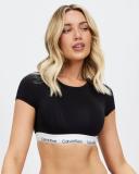 Calvin Klein Modern Cotton T-Shirt Bralette in Black L