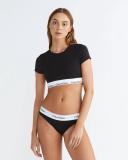Calvin Klein Modern Cotton T-Shirt Bralette in Black L