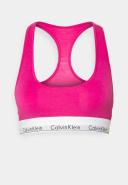 Calvin Klein Modern Cotton Unlined Bralette Bra - Very Berry