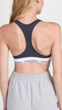 Calvin Klein Modern Cotton Unlined Bralette in Blue Navy XS