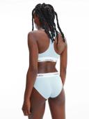Calvin Klein Modern Cotton Unlined Bralette Rain Dance Blue LT Blue L