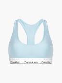 Calvin Klein Modern Cotton Unlined Bralette Rain Dance Blue LT Blue L