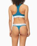 Calvin Klein Modern Cotton Unlined Bralette Tapestry Teal L