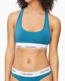 Calvin Klein Modern Cotton Unlined Bralette Tapestry Teal L