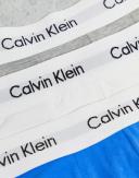 Calvin Klein Plus 3 Pack Cotton Stretch Boxer Briefs in Multi