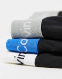 Calvin Klein Plus 3 Pack Cotton Stretch Low Rise Trunks in Black