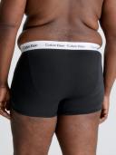 Calvin Klein Plus 3 Pack Cotton Stretch Low Rise Trunks in Black