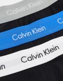 Calvin Klein Plus 3 Pack Cotton Stretch Low Rise Trunks in Black