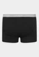 Calvin Klein Plus 3 Pack Cotton Stretch Low Rise Trunks in Black